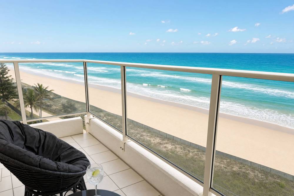 Apartment 24, balcony ocean view